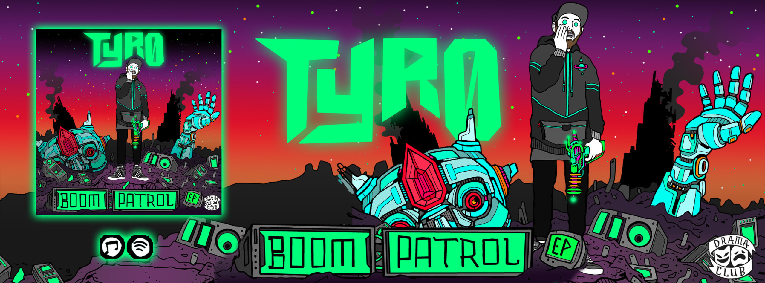 'Boom Patrol' is in the airwaves via Drama Club Recordings